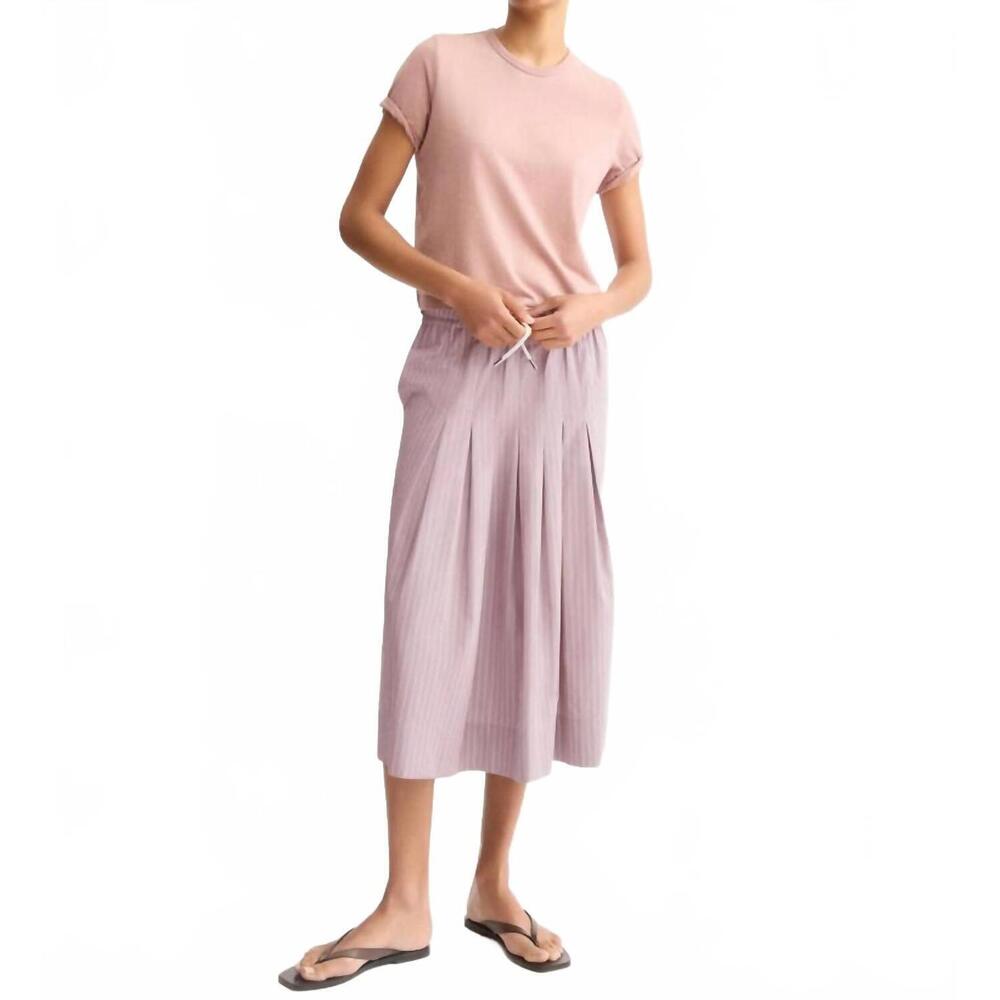 NEW ARLO MOTT gates full midi skirt in rose stripe